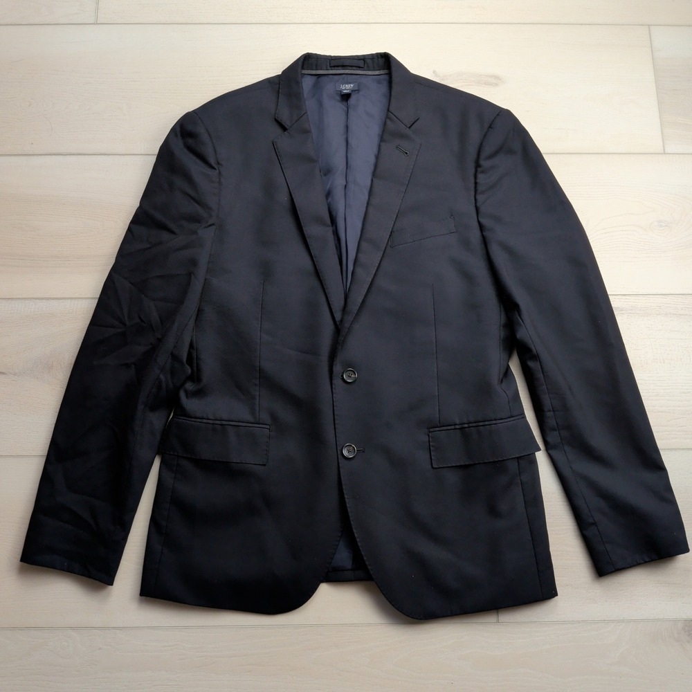 J.Crew Ludlow Suit Jacket Blazer Mens 44R (Fits 41) Loro Piana Italian Wool Coat
